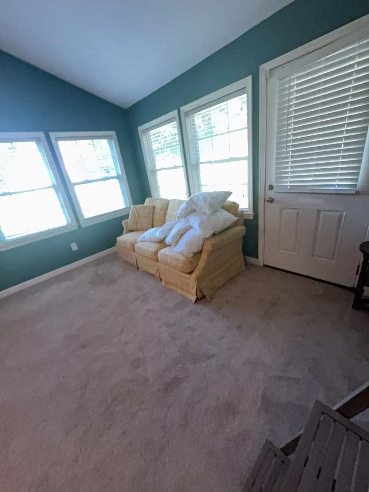 Cleaned room prepared for a household transition in Hampton Roads